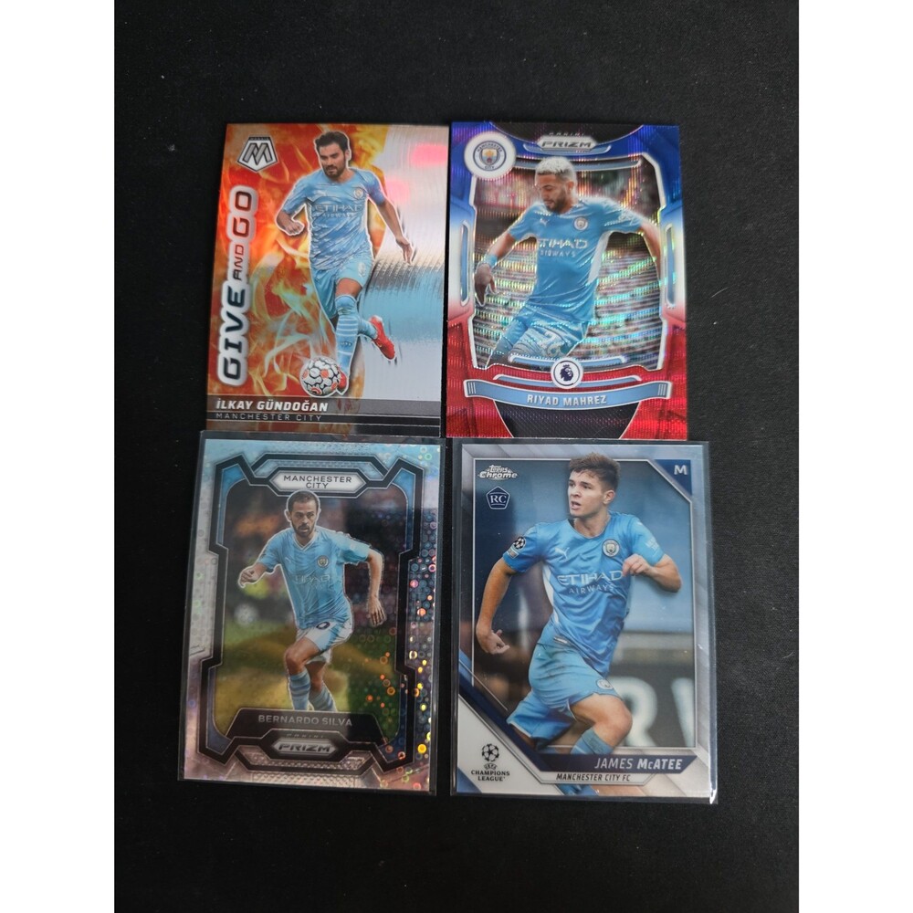 Manchester city 4 card lot